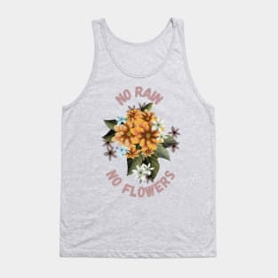 Botanical Perennial Flowers Tank Top